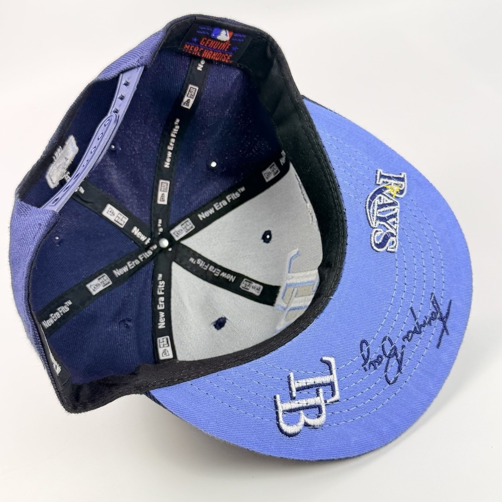 Rare Tampa Bay Rays New‎ Era Navy Identity 9Fifty SnapBack Hat - Picture 14 of 16